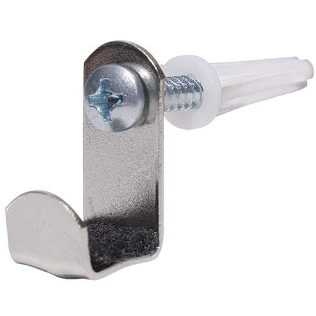 Hillman HILLMAN Silver Hidden Mirror Holder 20 lb 2 pk 121154